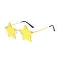 thumbnail image 1 of Stylish Rimless Star Sunglasses for Outdoor Activities and Fashionable Streetwear, 1 of 3