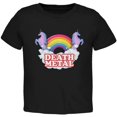 thumbnail image 1 of Death Metal Rainbow Unicorns Toddler T Shirt, 1 of 1