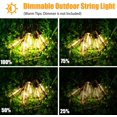 thumbnail image 2 of Svater Outdoor String Lights 100ft ST38 Patio String Lights with 52 Waterproof Shatterproof LED Bulbs(2 Spare) Connectable Lights for Outside Backyard Garden Porch, 2 of 14