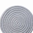 thumbnail image 4 of Ensemble de Table en Corde de Coton Tissée pour Cuisine, Tapis de Table Résistant à la Chaleur, Dessous de Verre Ronds, 4 of 7