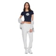thumbnail image 2 of No Boundaries Women's Oversized Fleece Jogger, 2 of 6