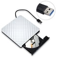 thumbnail image 1 of Langgg Small Home VCD Players Universal USB0 External DVD Drive Universal USB3.0 External DVD Drive white, 1 of 6
