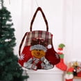 thumbnail image 4 of SIfdSeng Contenant de Collation Réutilisable en Non-Tissé Dessin Animé Sac de Bonbons de Noël Sac-Cadeau Sac Fourre-Tout de Noël Sac Boîtes à Lunch Contenant de Collation, 4 of 4