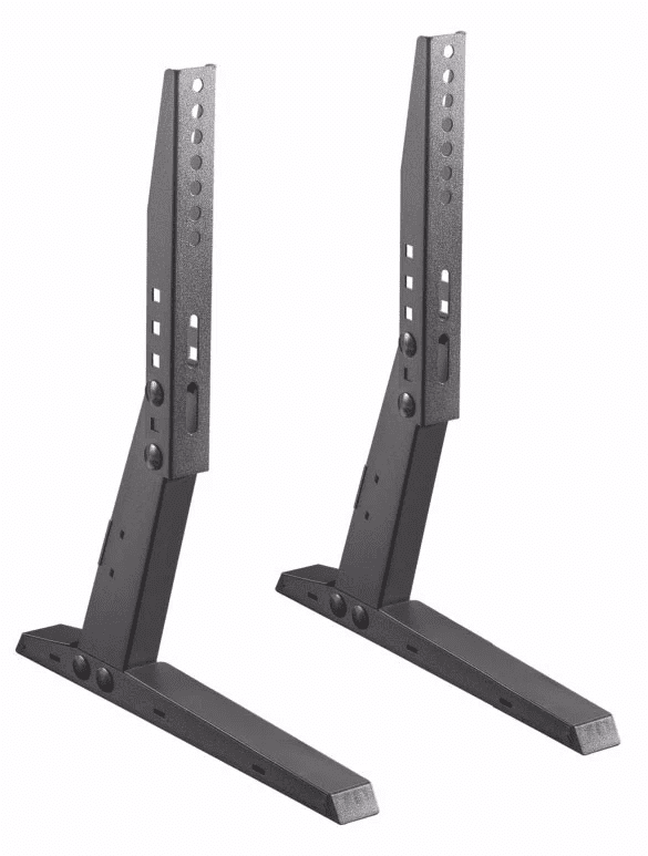 Everik EverMount Compact Tabletop TV Stand (EM-RL1000) – Universal Base for 37" to 70" TVs – Black