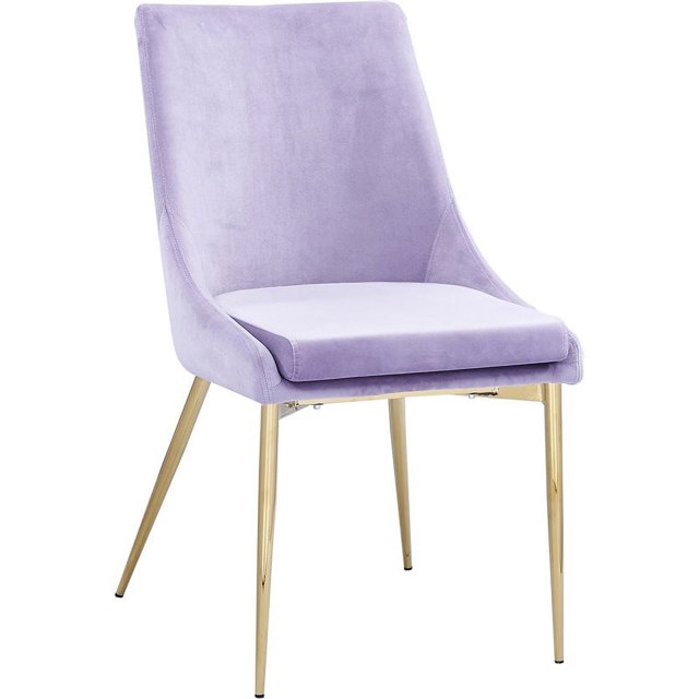 Best Master Furniture Chaise d'Appoint en Velours 19" Rose (Lot de 2)