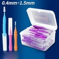 thumbnail image 3 of 40pcs Interdental Brush Ultra Fine Toothpick Soft Floss Soft floss stick Stick Tooth Floss Head Toothpick Cleaning Tool, 3 of 9