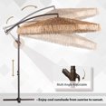 thumbnail image 4 of Aoodor Grand patio 10 FT Thatch Tiki Umbrella(No Base), 4 of 9