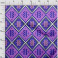 thumbnail image 3 of oneOone Polyester Spandex Violet Fabric Tribal Sewing Craft Projects Fabric Prints By Yard 56 Inch Wide, 3 of 4