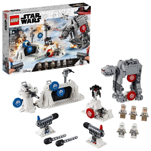 LEGO Star Wars: The Empire Strikes Back Action Battle Echo Base Defense 75241 Toy Building Kit (504 Piece)