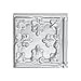 thumbnail image 3 of Fasade Traditional Style 10 Decorative Vinyl Backsplash Panel Brushed Aluminum 6x6 Inch Sample, 3 of 4