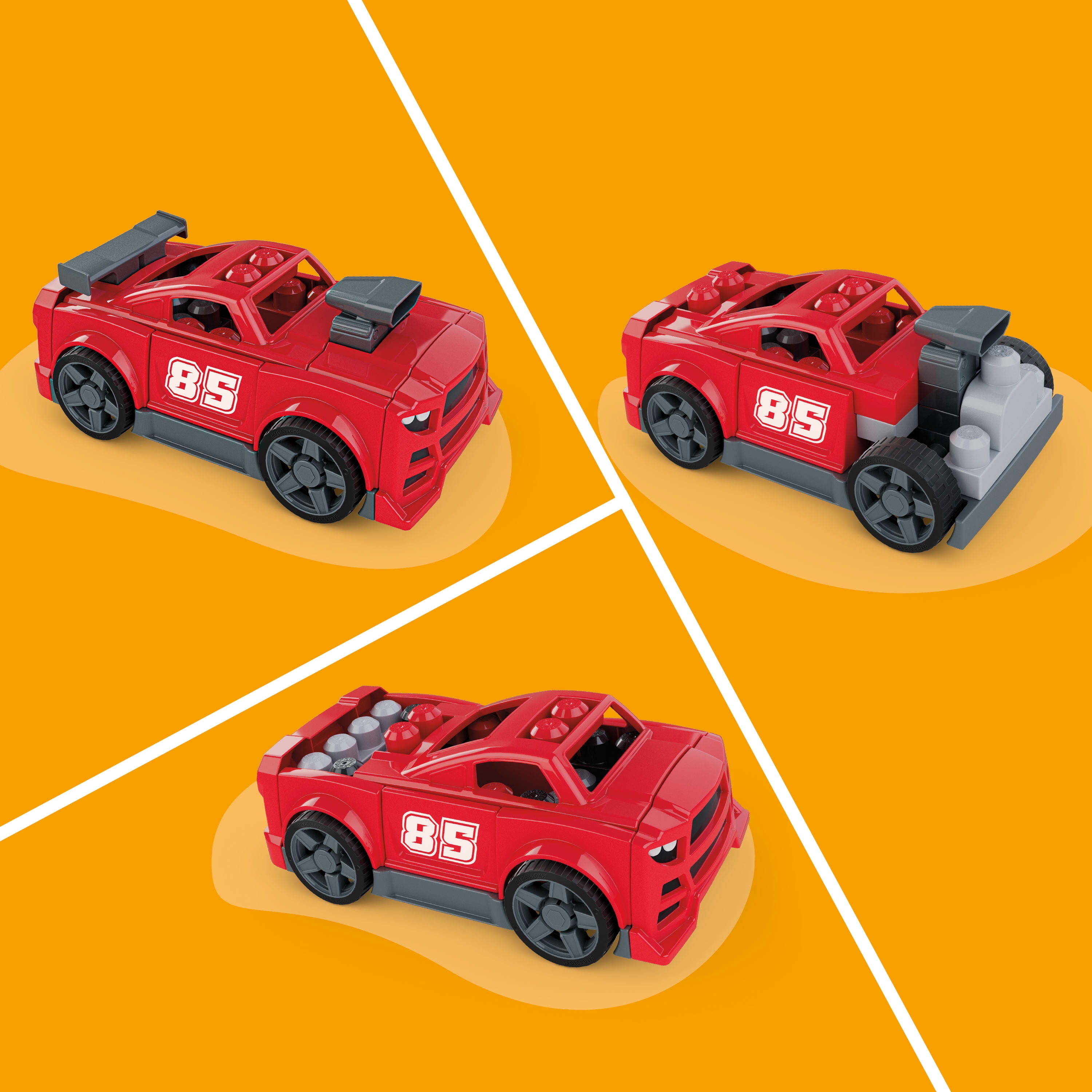 MEGA BLOKS Ma voiture de course à construire, 26 pièces - Exclusivité Walmart