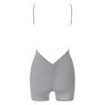thumbnail image 5 of Womens U Neck Suspender Backless Tight Buttock Lifting Sports Street Jumpsuit, 5 of 5