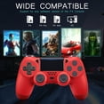 thumbnail image 2 of Manette Sans Fil pour PS4, Rouge Magma, 2 of 5