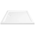 thumbnail image 2 of vidaXL Plateau de Base de Douche Rectangulaire en ABS Blanc 80x90 cm, 2 of 4