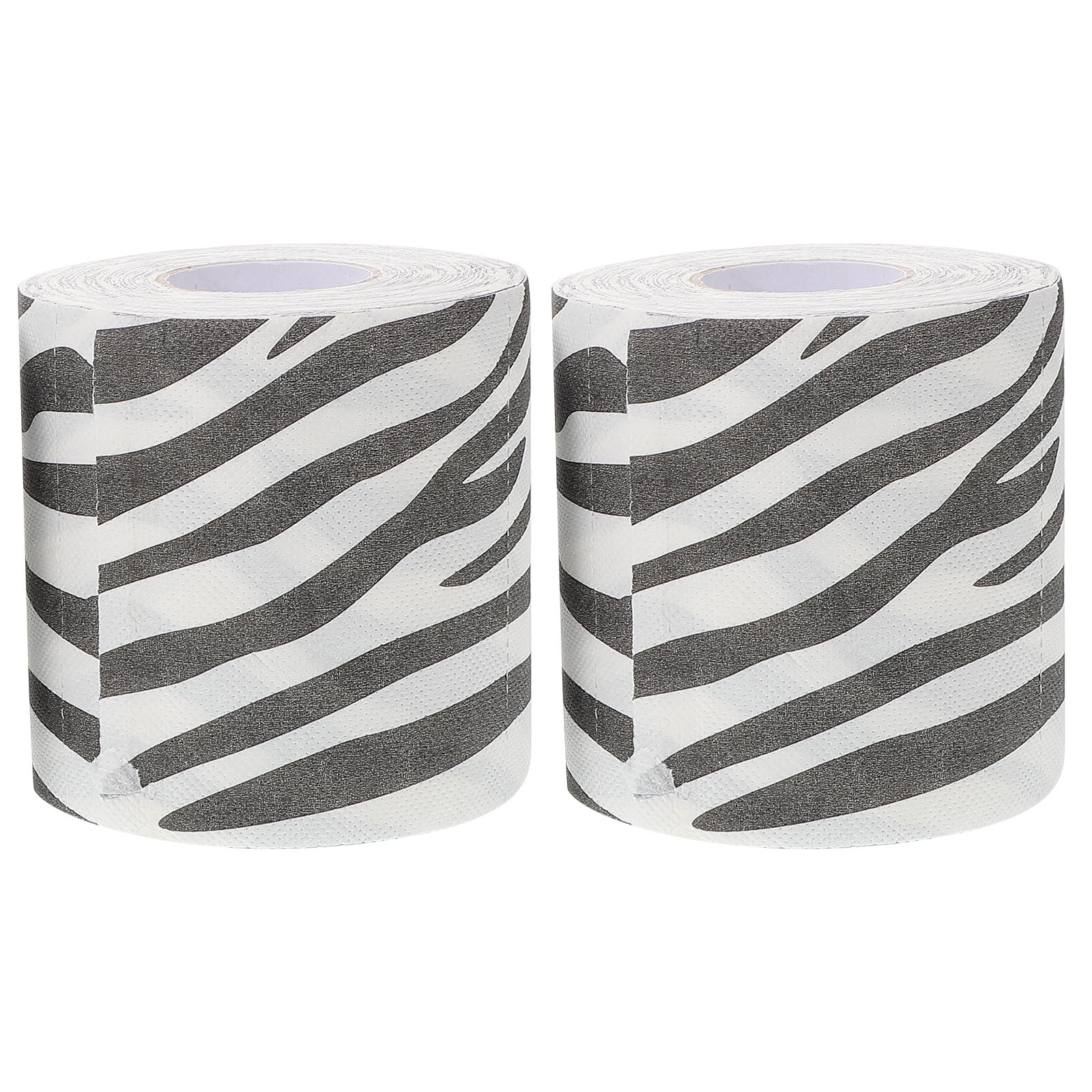 Shisuyan 2pcs Zebra Print Toilet Paper Fun And Unique Bathroom Tissue With Animal Print Design For Bathroom Decor