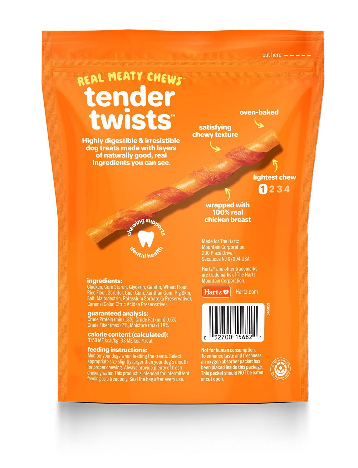 Oinkies Gâteries Tendres pour Chiens Enrobées de Poulet 18pk