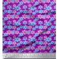 thumbnail image 1 of Soimoi Moss Georgette Fabric Artistic Floral Printed Fabric 1 Yard 42 Inch Wide, 1 of 3