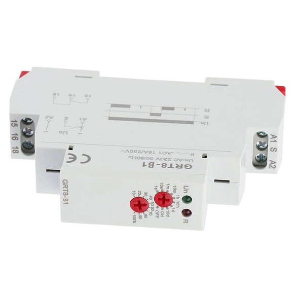 Relay de Temps de Retard d'Appareil à la Maison avec Indicateur Mené 0.1S-10d Interrupteur de Bouton de Commande de Minuterie Ouverture Normale Fermer Contrôleur AC230V