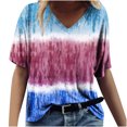 thumbnail image 1 of Birdeem Mode Décontractée Printemps Été Manches Courtes Col en V Blouses & Chemises pour Femmes, 1 of 4