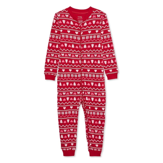 George Toddler Girls' Printed Holiday Sleeper