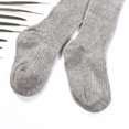 thumbnail image 4 of Faithtur Girls Knit Tights Thread Crochet Pantyhose Warm Ribbed Stockings, 4 of 7