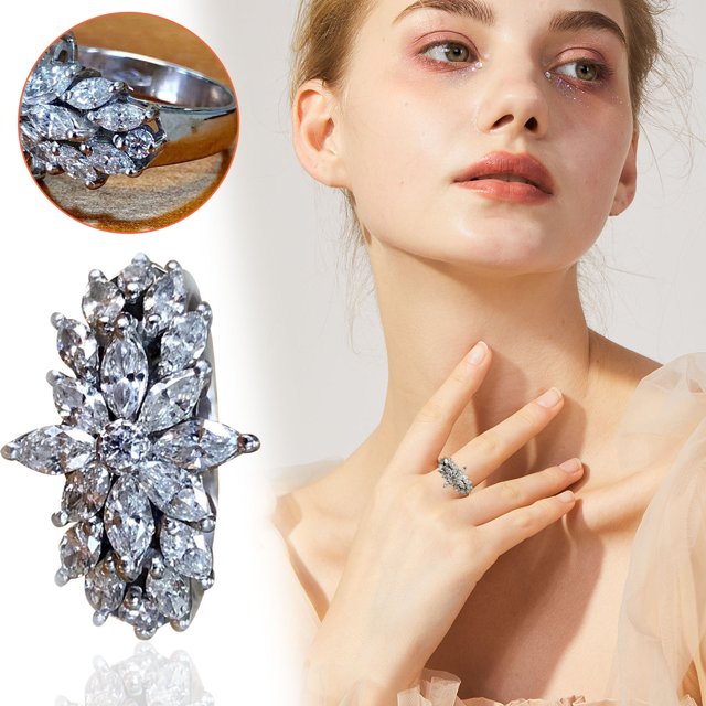 EGNMCR Ring Ladies Bagues Mode Diamant Bijoux