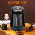 thumbnail image 5 of Turkish Arabic Greek Coffee Pot Maker 600W Electric Coffee Pot Moka Coffee Kettle Automatic Coffee, 5 of 5