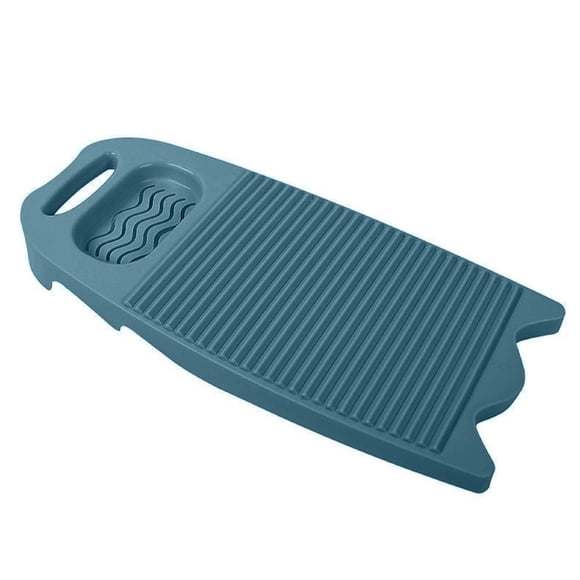 Hot Sale! New! Dusknt Blue Washboard, Large High Toughness Laundry Board Antislip Washing Board