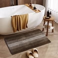 thumbnail image 1 of Premium Non-Slip Bathroom Mat | Quick-Dry Polyester Entrance Rug | Water Absorbent Door Mat - 40x60cm/16x24in | Modern Home Decor | High-Grade Fabric | Multiple Colors Available | Indoor Bathroom, 1 of 8