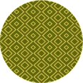 thumbnail image 1 of Ahgly Company Tapis de Zone Rond Vert Transitionnel pour Intérieur Lavable à la Machine, 3 Pieds Rond, 1 of 7