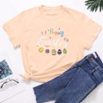 thumbnail image 5 of Daisyyozoid Chandail Amusant de Pâques pour Femmes, Mode Décontractée, Chandail à Imprimé, Blouse à Manches Courtes, 5 of 5