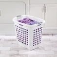 thumbnail image 3 of Sterilite Ultra™ Easy Carry Hamper - White, 3 of 6