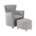 thumbnail image 2 of Jace Club Chair with Ottoman, Grey, 2 of 2