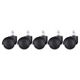 thumbnail image 2 of Office Chair Wheels Set,5PCS Office Chair Wheels Furniture Caster Wheels Chair Caster Compact and Lightweight, 2 of 12