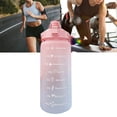 thumbnail image 1 of Bouteille d'Eau de Sport, Bouteille à Paille Portable Étanche à Couleur Dégradée 2000 ml à Ouverture en un Clic avec Poignée pour la Randonnée pour la Course Violet, Bleu Clair, Vert Clair, Rose, 1 of 7