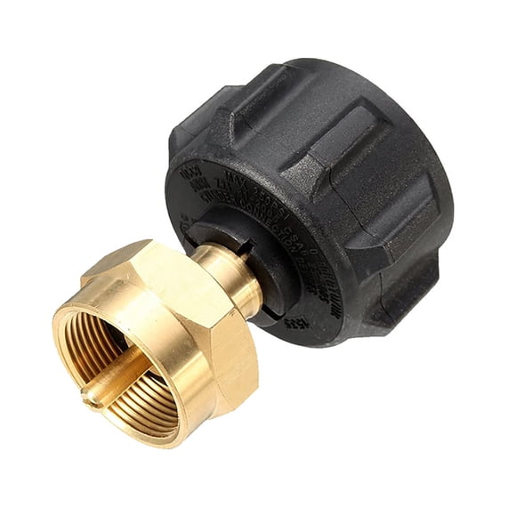 Clearance! beishanbush Faucets Accessories Propane Adapter Lp Cylinder Tank Coupler Propane Tank and 1 Lb Throwaway Disposable Cylinder Propane Bottle Connector One Size Black