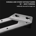 thumbnail image 5 of TopLLC Stainless Steel Multifunctional Corner Three Sided Fixed Corner Brace Cabinet Trapezoidal Hanging Angle Hanging Layer Board Support Furniture Connecto, 5 of 5