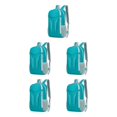 thumbnail image 1 of kurtrusly 1/2/3/5 Nylon Waterproof And Durable Camping Hiking Backpack For Convenient Travel Making Easy To Fold LAKE BLUE 5PCS, 1 of 1