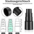 thumbnail image 3 of 6 Pieces Vacuum Cleaner Adapter, Universal Vacuum Cleaner Adapter, Vacuum Hose Converter Adapter, VSurprise Gift Great Gift, 3 of 4