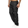 thumbnail image 1 of Mens Cargo Pants Male Versatile All Season Cargo Pants Multi Pocket Zip Button Hem Solid Color Plus Size Trousers Pants for Men Black M, 1 of 4