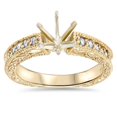 thumbnail image 1 of Gold 1/4ct Diamond Engagement Semi Mount Ring Setting, 1 of 4