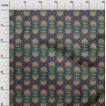 thumbnail image 2 of oneOone Georgette Viscose Fabric Leaves & Floral Block Print Sewing Fabric BTY 42 Inch Wide, 2 of 4