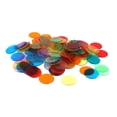 thumbnail image 1 of KLKCMS 120 Pcs Jetons de Bingo Multicolores pour Cartes de Jeu Jetons à Jouer Comptage pour Enfants, 1 of 9