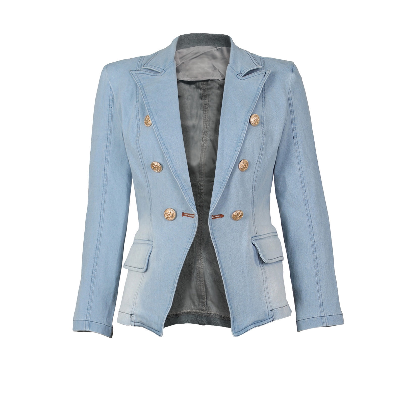 denim blazer design girl