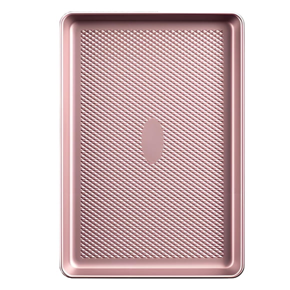 Hearth & Gear Non Stick Bakeware Heavy Duty Steel Cookie Sheet For Even Heating Oven Baking Pans For Baking Roasting And Cooking Nonstick Baking Sheet with Rack Set Cookie Baking Sheet Pans Baking