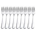 thumbnail image 2 of Agiferg Stainless Steel Colourful Forks 8PC for Fruit Desserts Ice Cream Cake Forks, 2 of 2