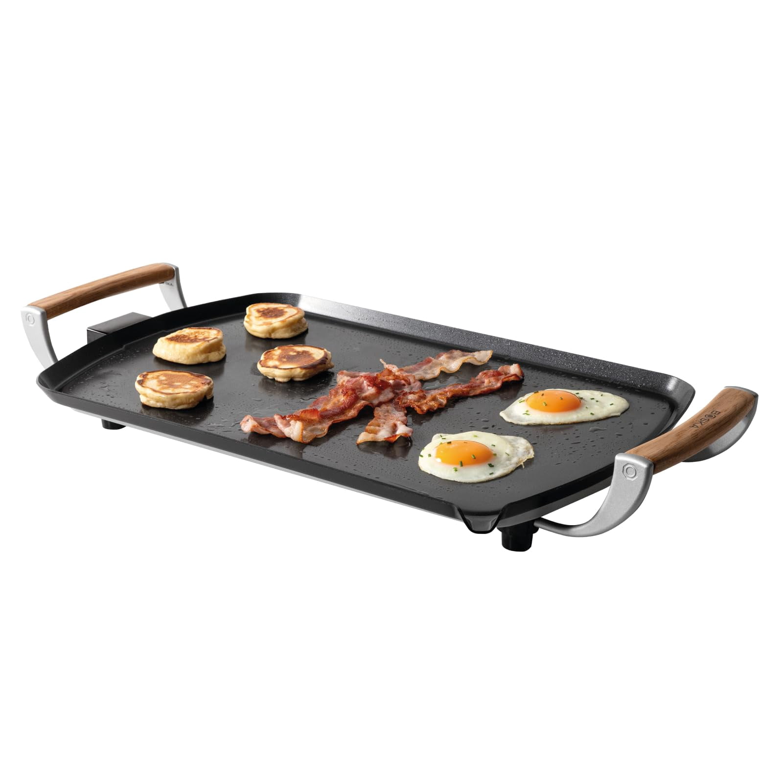 BOSKA Electric Griddle Pro – Tabletop griddle - Electric grill with PFAS-Free Ceramic Nonstick Surface – Adjustable Heat up to 420°F