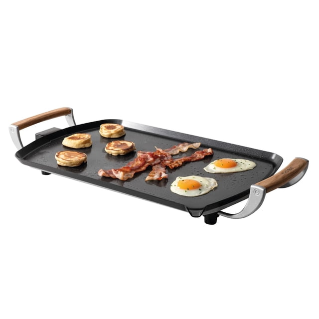 BOSKA Plaque Chauffante Électrique Pro – Plaque de Cuisson de Table – Gril Électrique avec Surface Antiadhésive en Céramique Sans PFAS – Chaleur Réglable jusqu'à 420°F