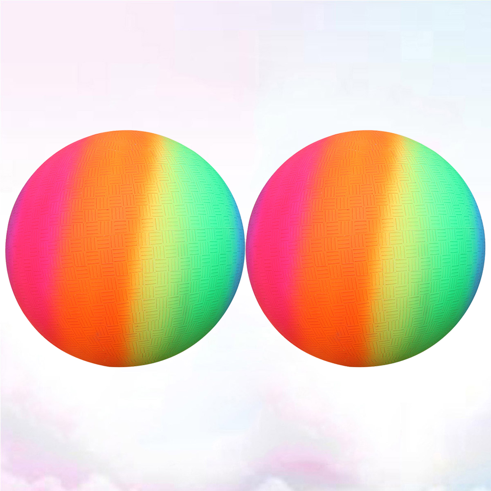 BESTYASH Kids Ball 2Pcs 22x0.3937in Thickened PVC Ball for Playground
