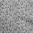 thumbnail image 1 of oneOone Viscose Jersey Gray Fabric Floral Sewing Craft Projects Fabric Prints By Yard 60 Inch Wide, 1 of 4
